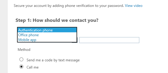 contact options